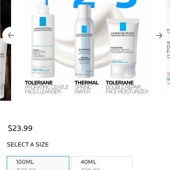 LA ROCHE- POSAY TOLERIANE DOUBLE REPAIR FACE MOISTURIZER - Picture 6 of 8